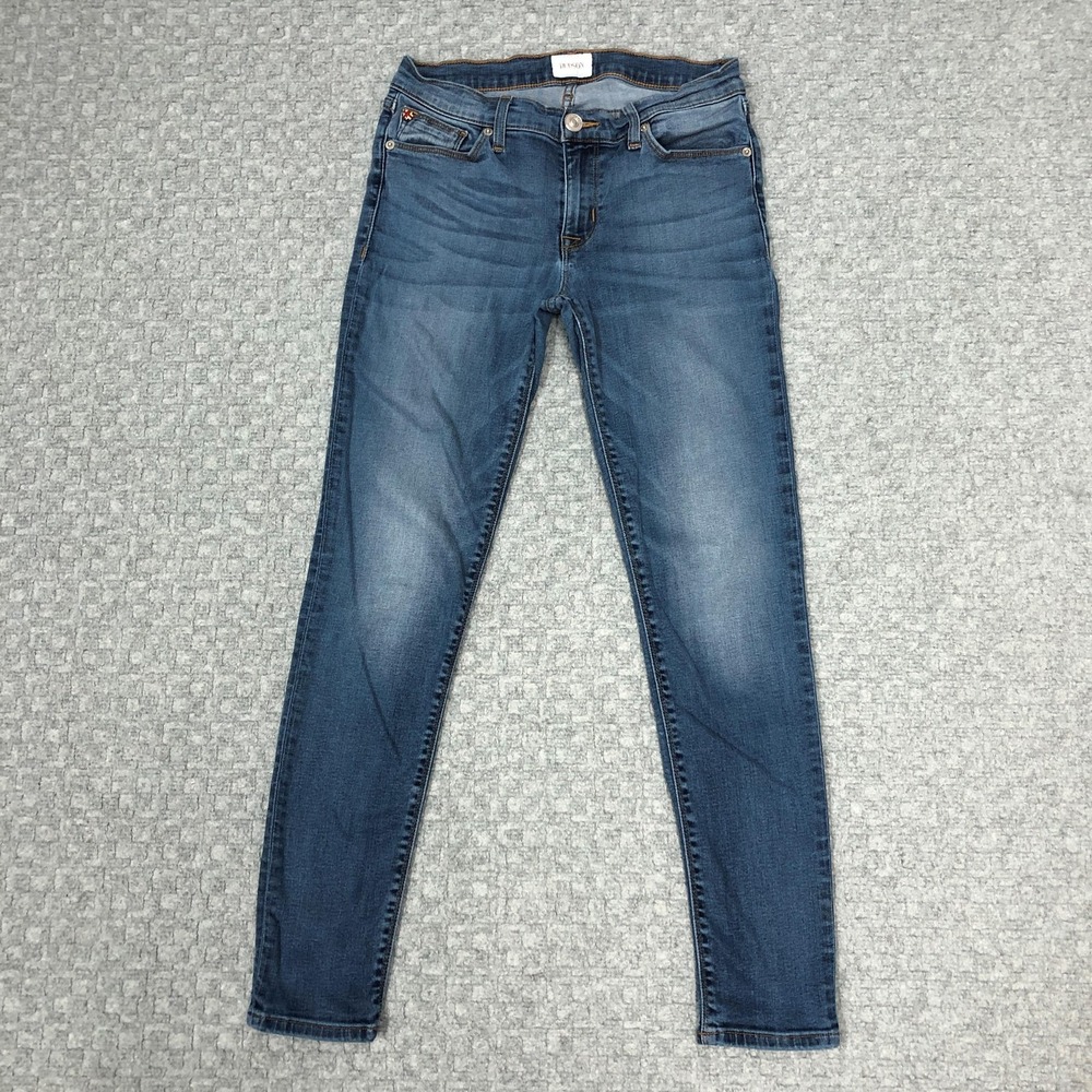 Hudson Krista Super Skinny Ankle Jeans Womens 28 Blue Mid Rise Stretch Denim